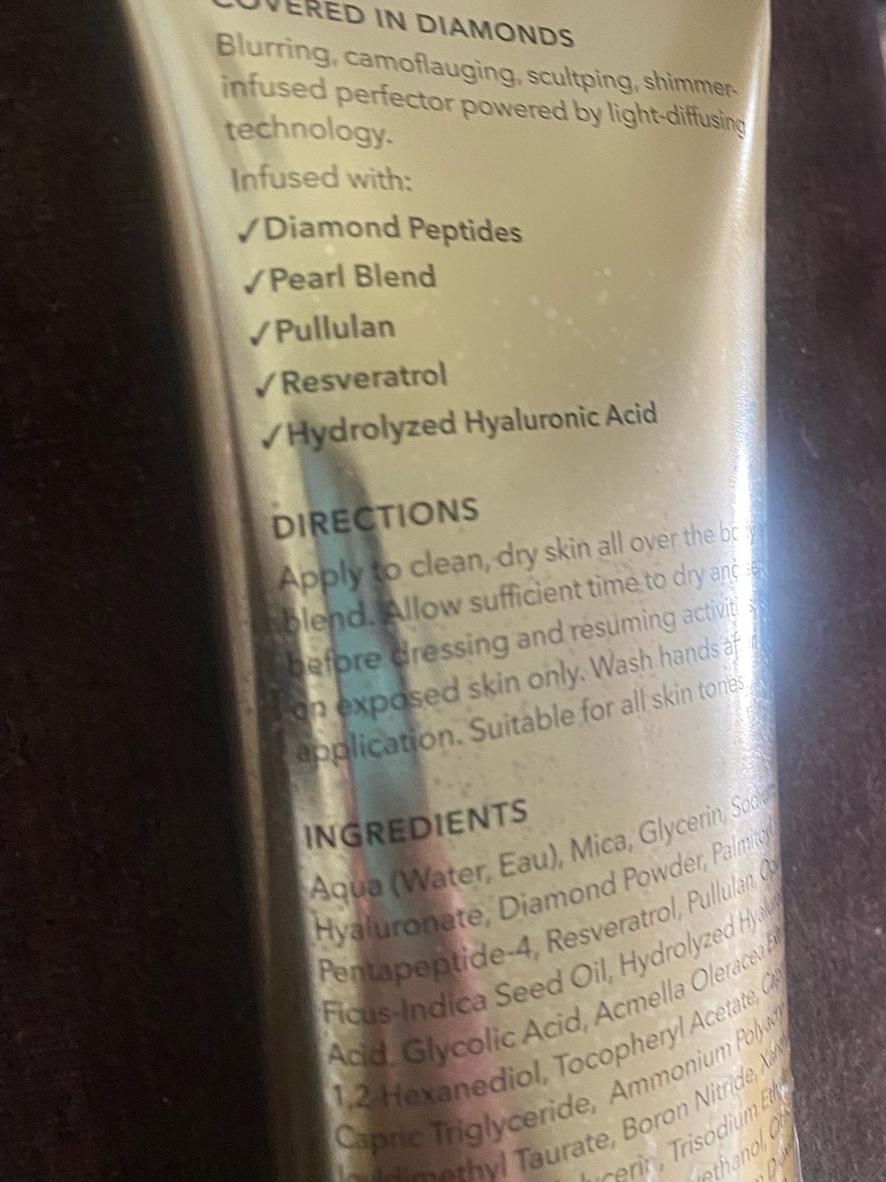 Nakery Diamond Glow Blur Perfector with Diamond Peptides & Pearls 200mls - Picture 2 of 3